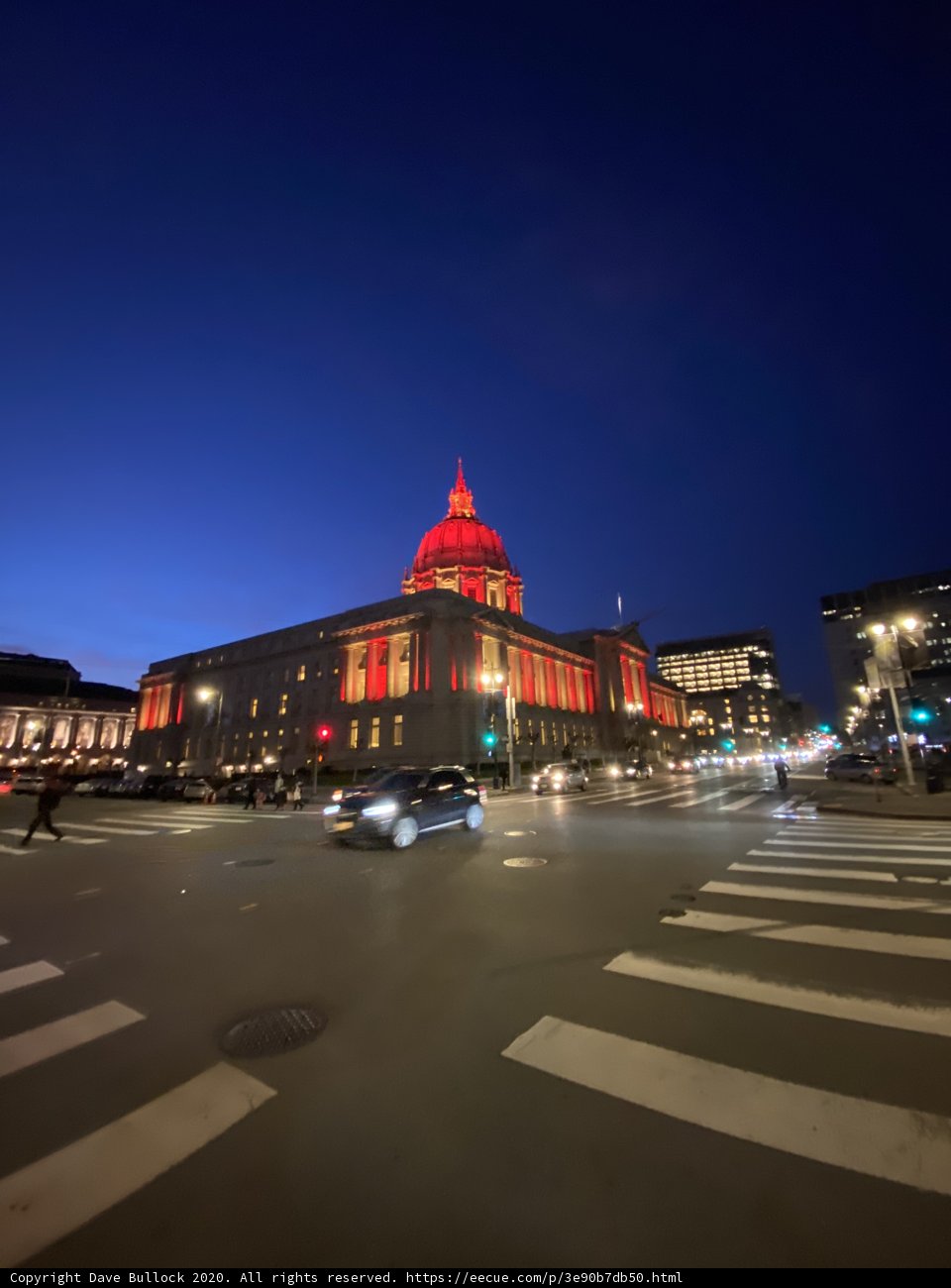 Red Building and Clock Tower in Metropolis
