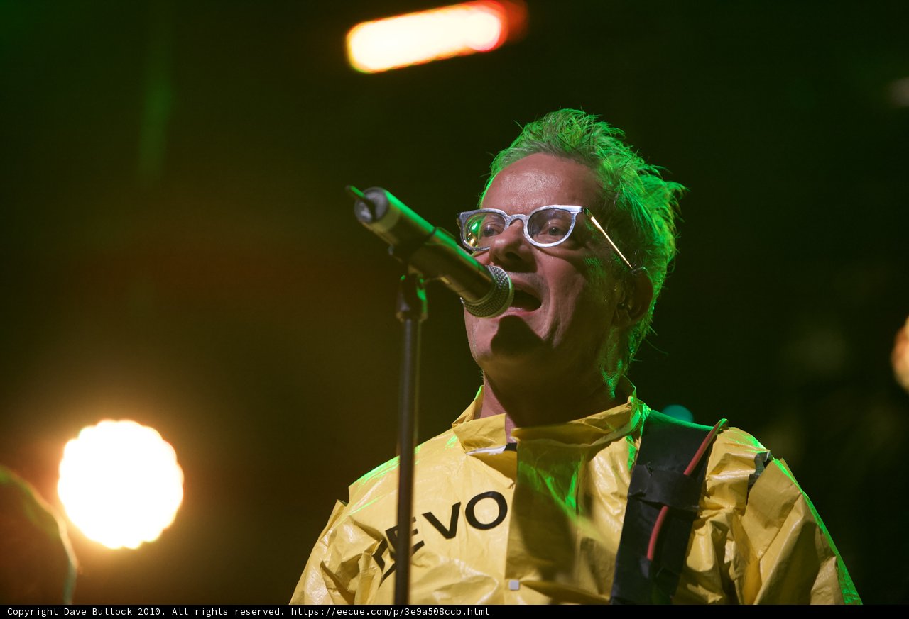 Mark Mothersbaugh takes the stage at Coachella