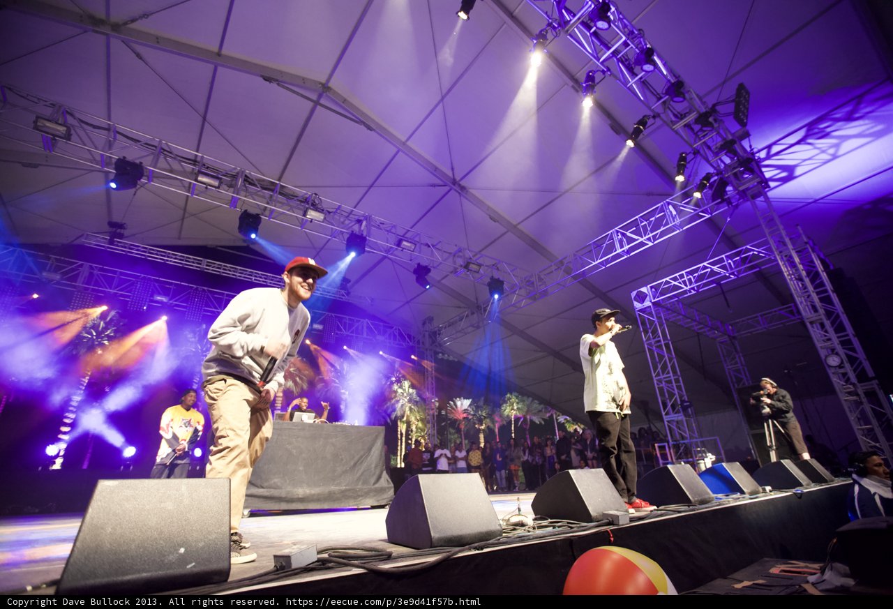 On Stage at Coachella
