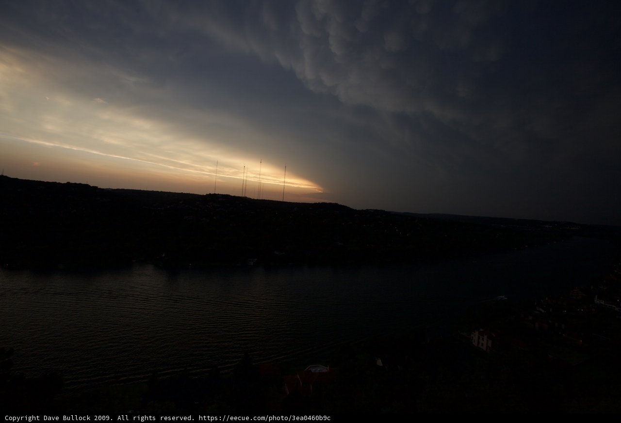 Stormy Sunset over Austin