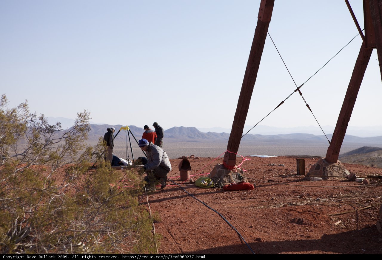 Working on the Pole in the Desert