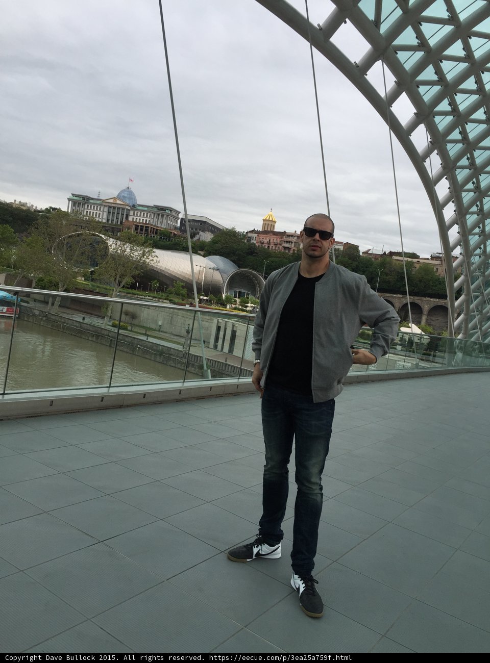 Standing Tall on Bridge of Peace
