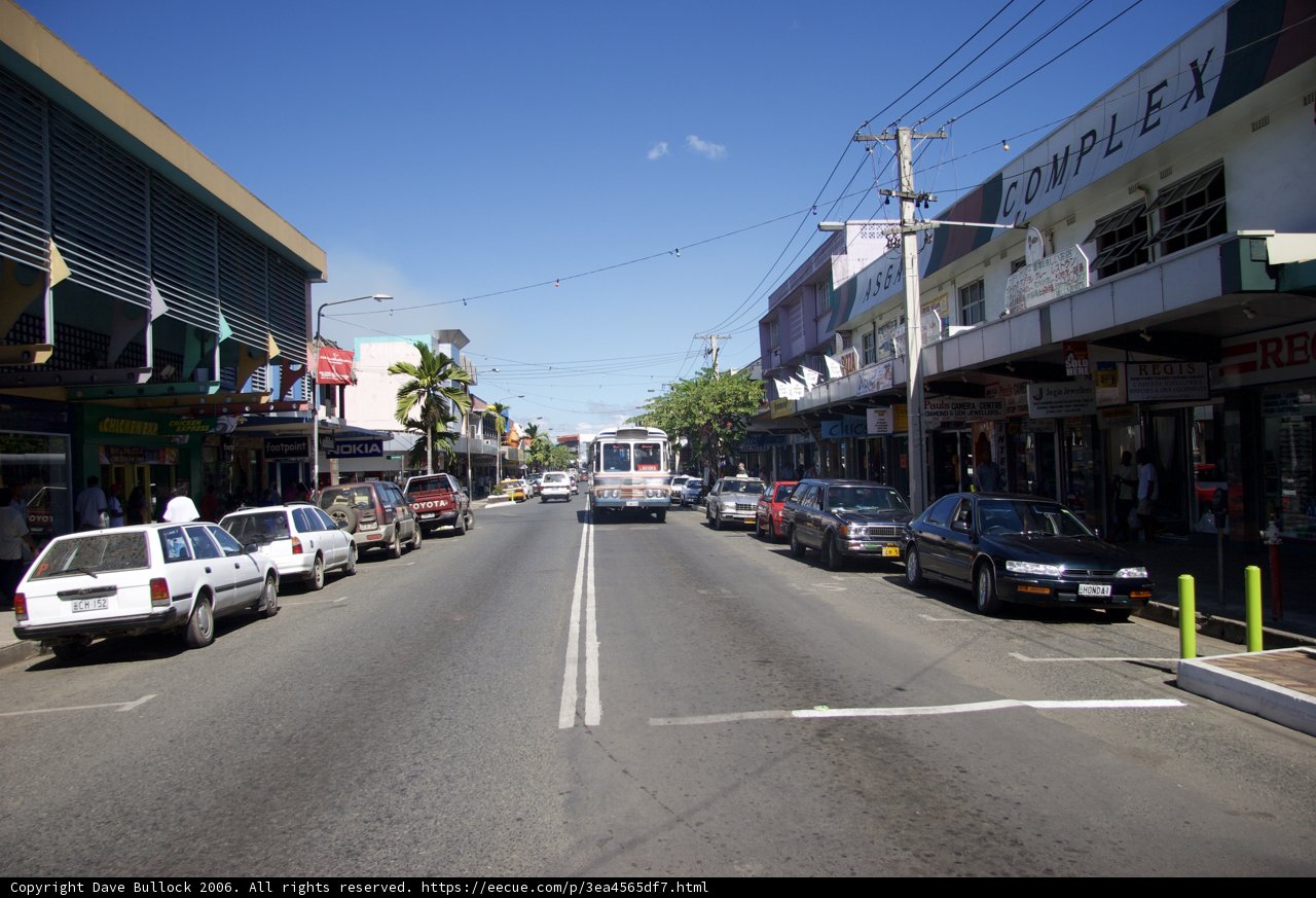 Busy Street Intersection