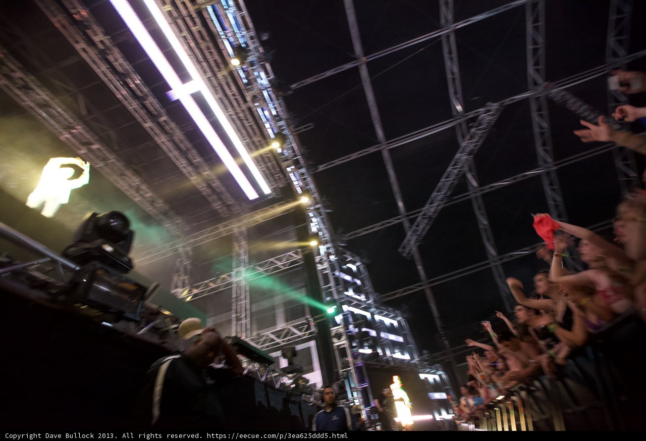 Hands Up in the Night Sky