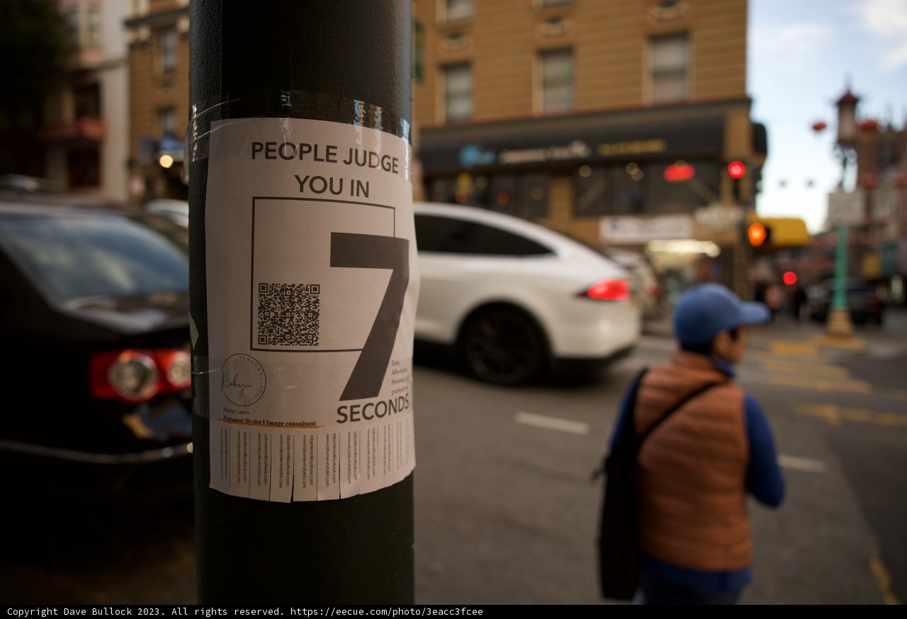 Urban Chronicles: QR Code Poster in Chinatown