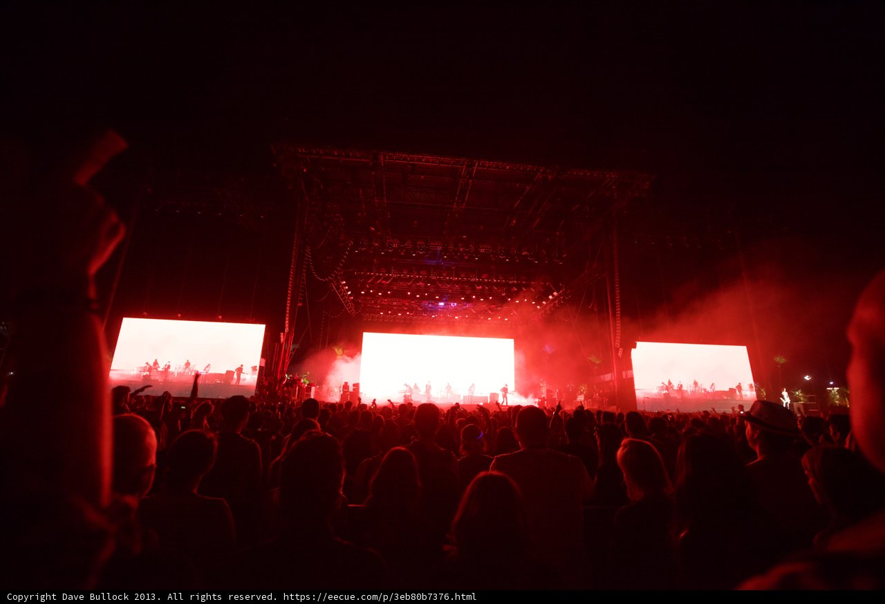 Red-Hot Concert Crowd