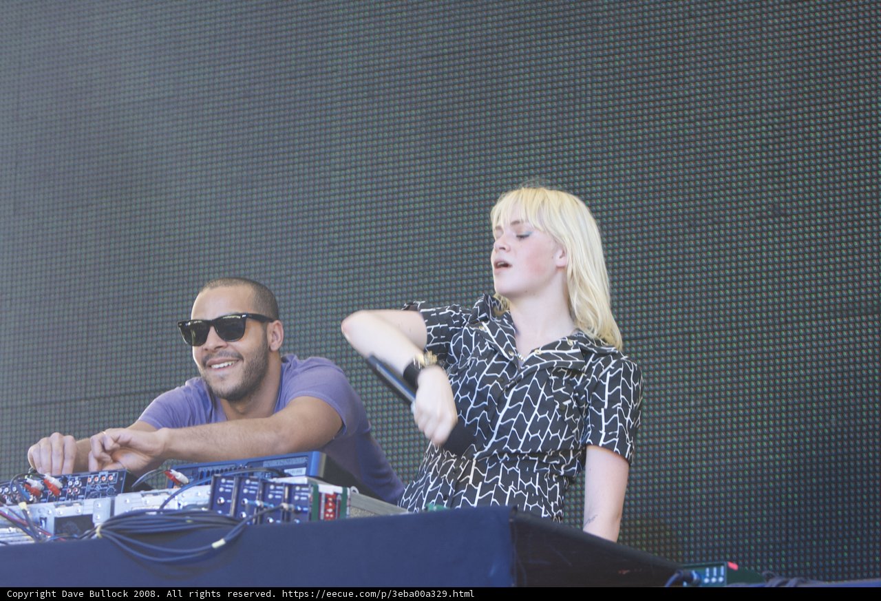 DJ Mehdi and His Music Partner on Coachella Stage