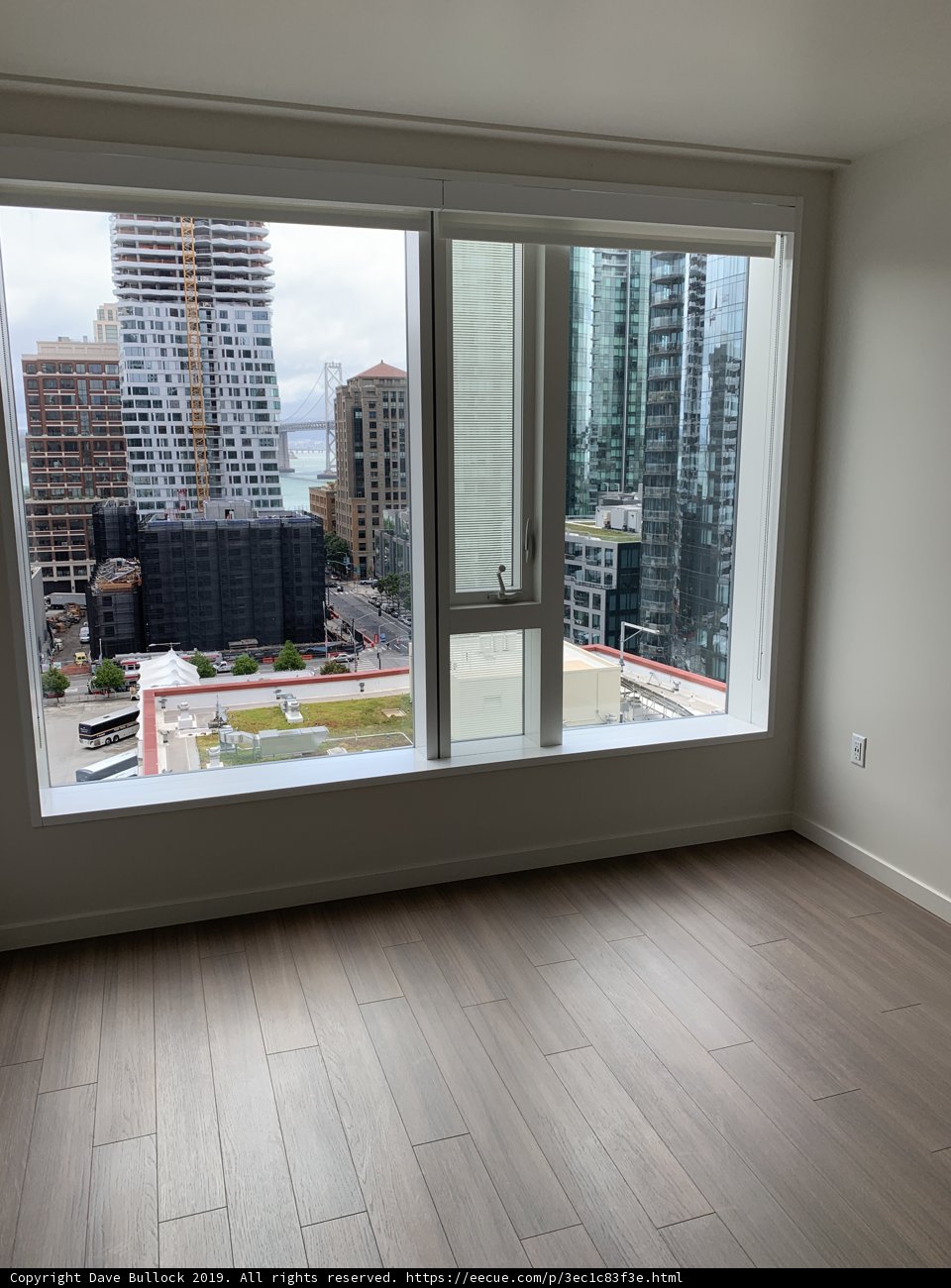Empty Room with Spectacular City View