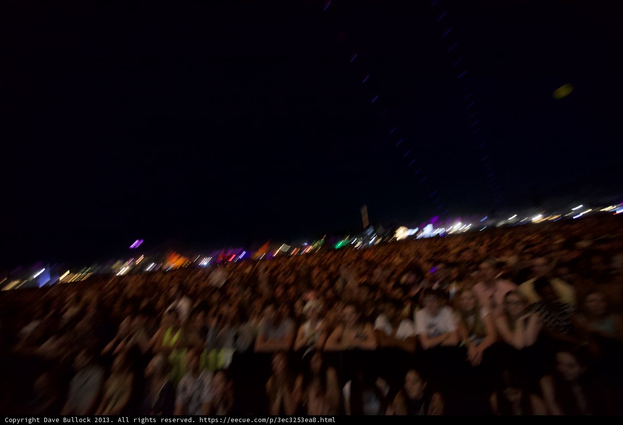 Coachella Crowd Shines Under Night Sky