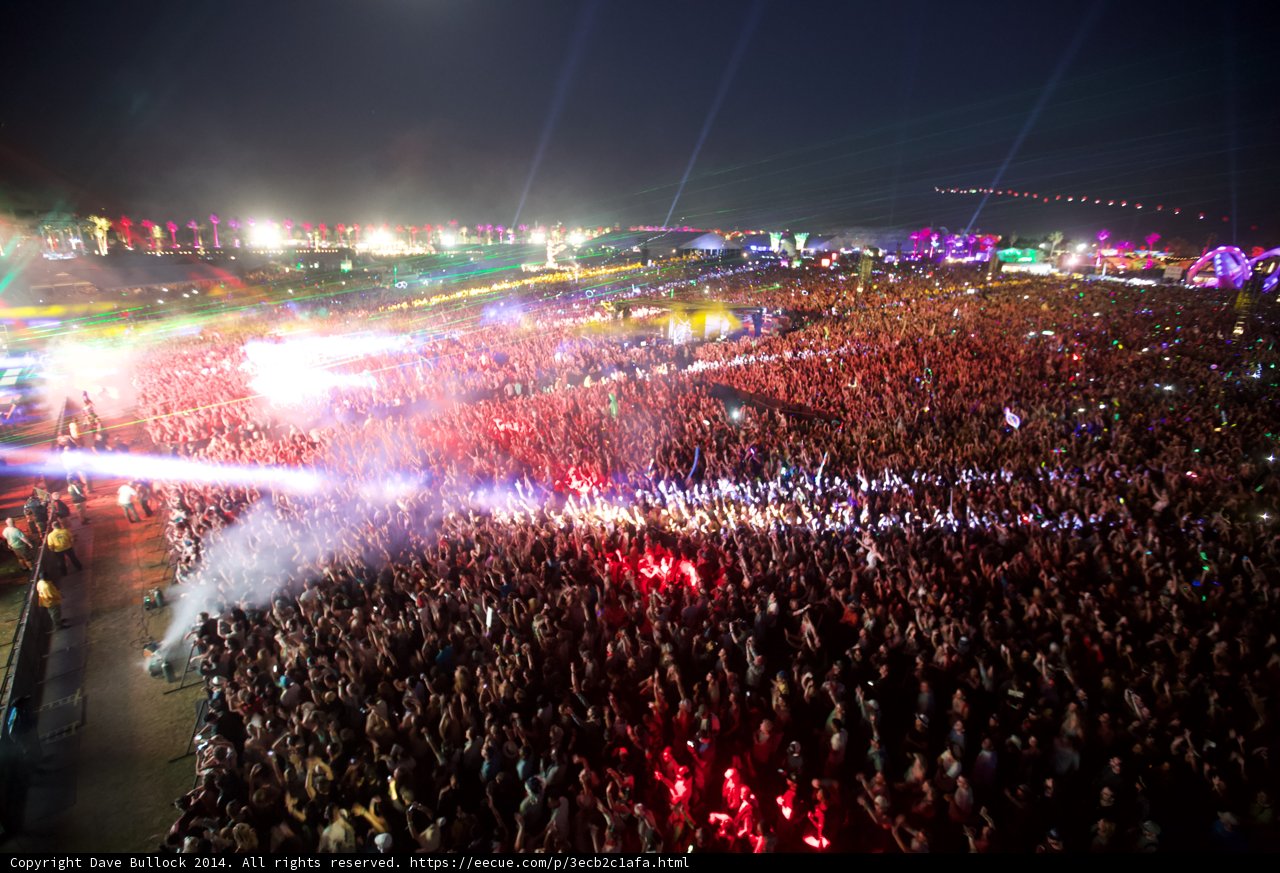 Lights, Lasers, and a Sea of People