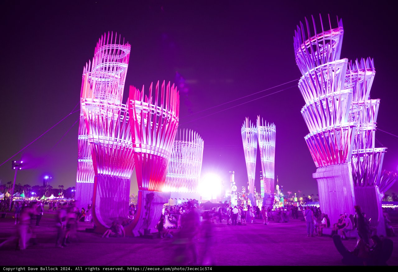 Neon Nights: Urban Metropolis at Coachella 2024