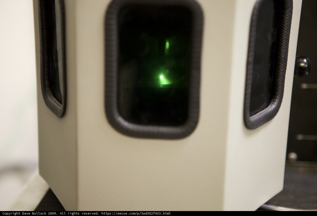 Glowing Machine Window