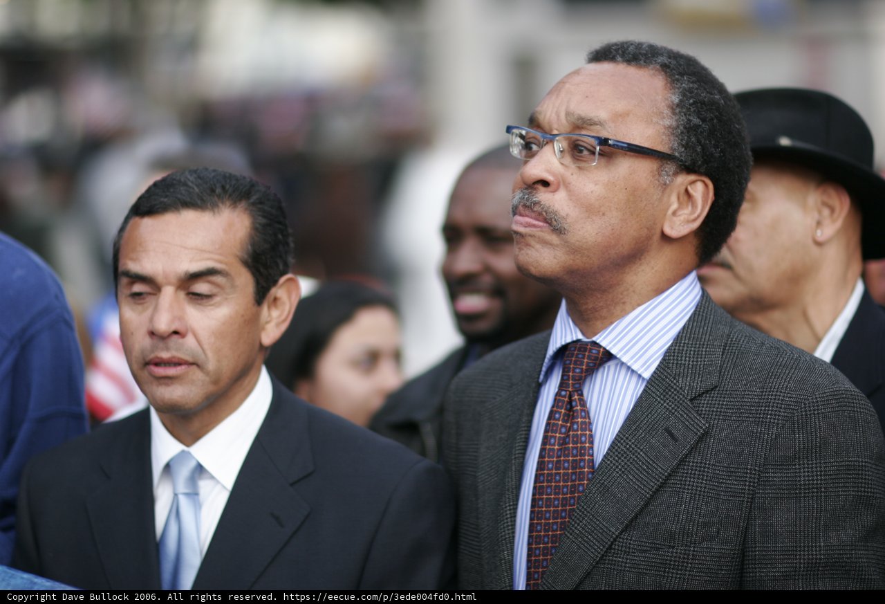 Group of Men Addressing a Crowd