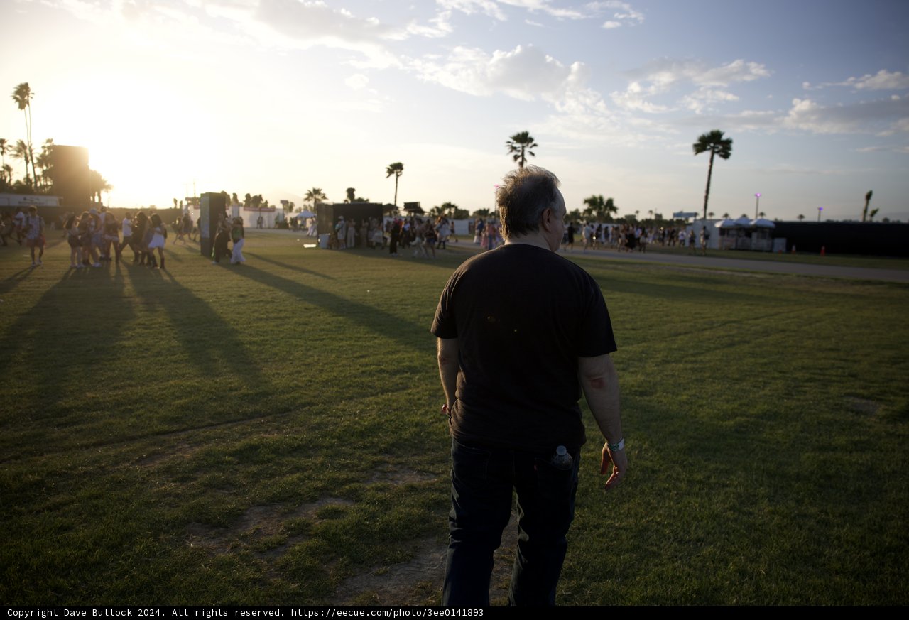 Sunset Stroll at Coachella 2024