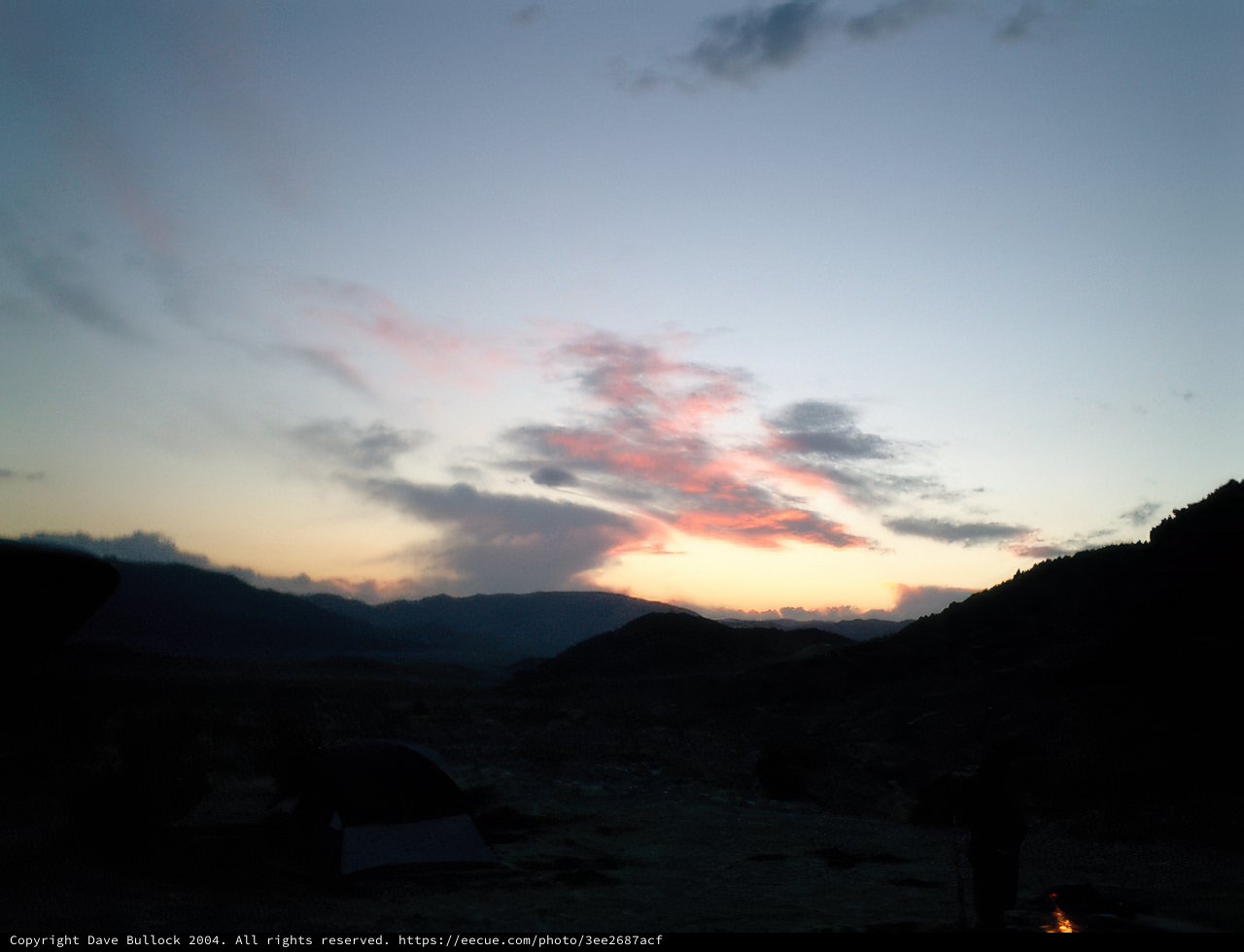 Mountain Sunset Campsite