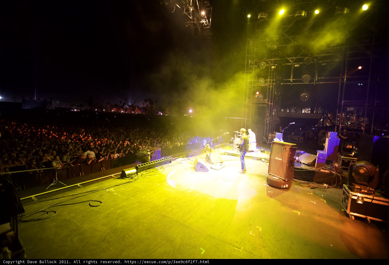Rocking Out Under the Yellow Spotlight