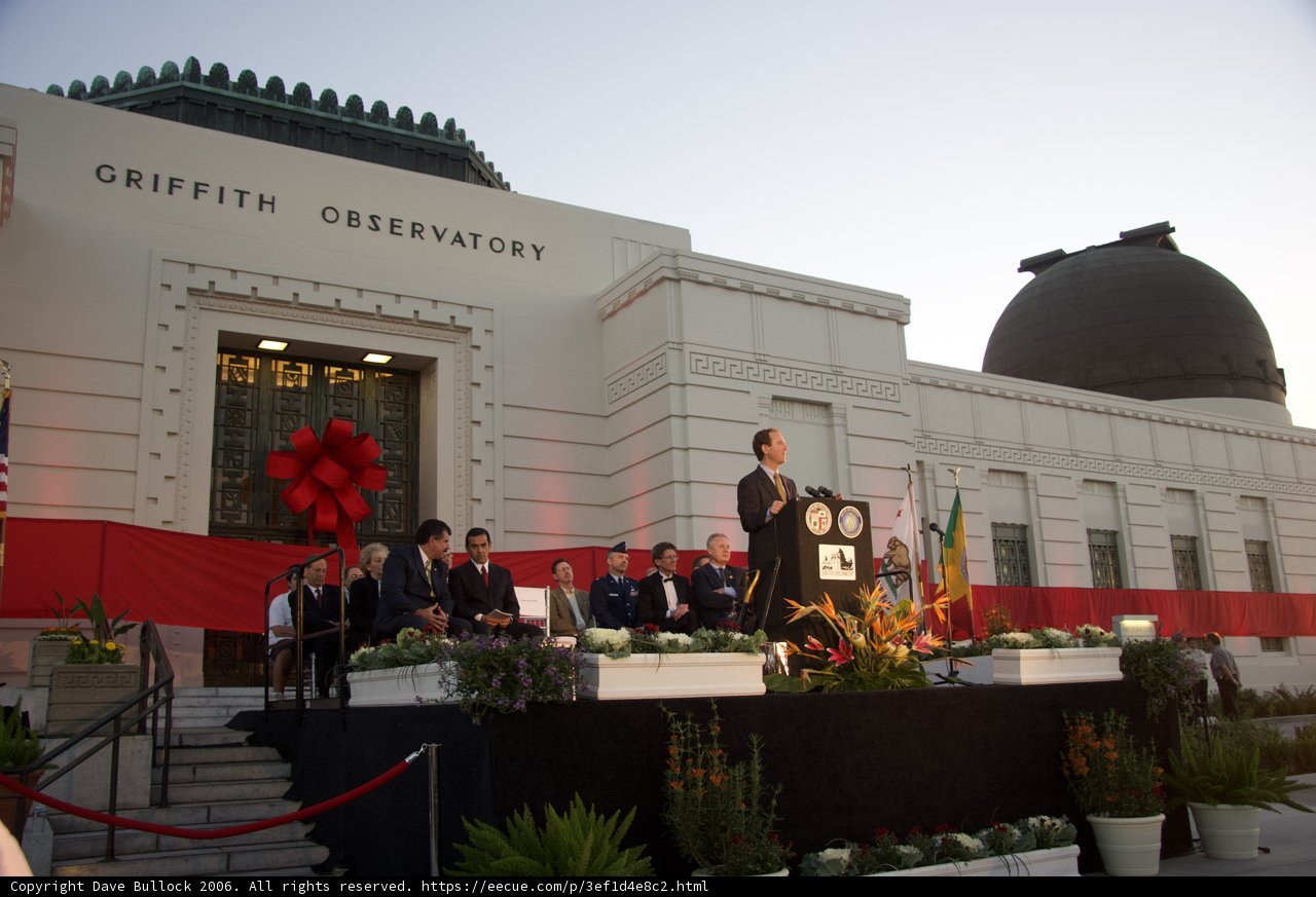 President Obama Opens Griffith Observatory