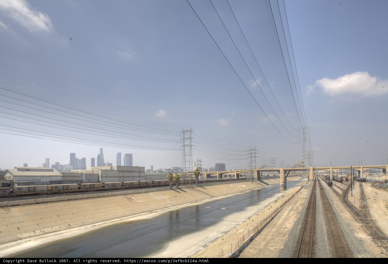 Train Journey Along the River