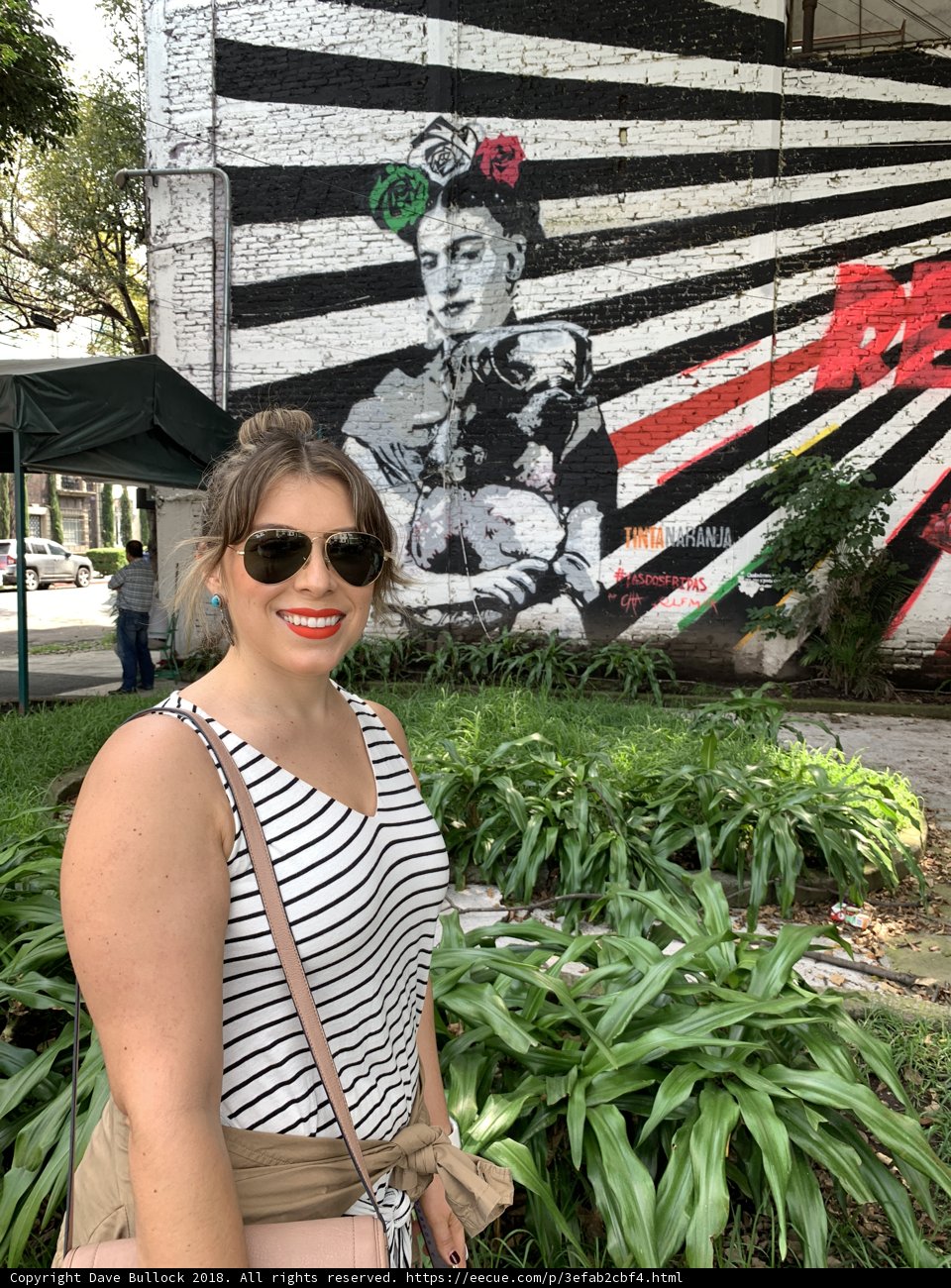 Summer Portrait in front of Colorful Mural