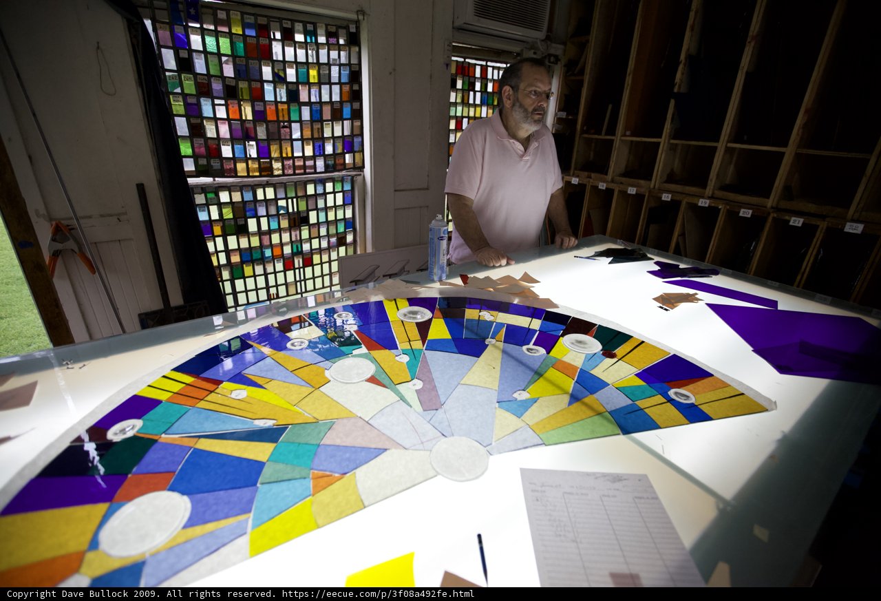 The Man in Front of the Stained Glass