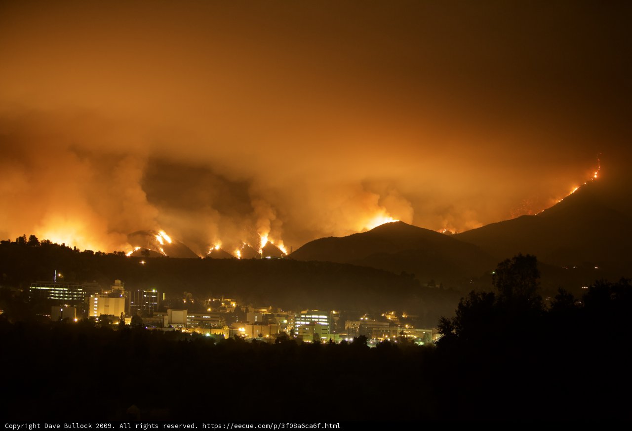 Devastating Fire Rages On in the City and Mountains