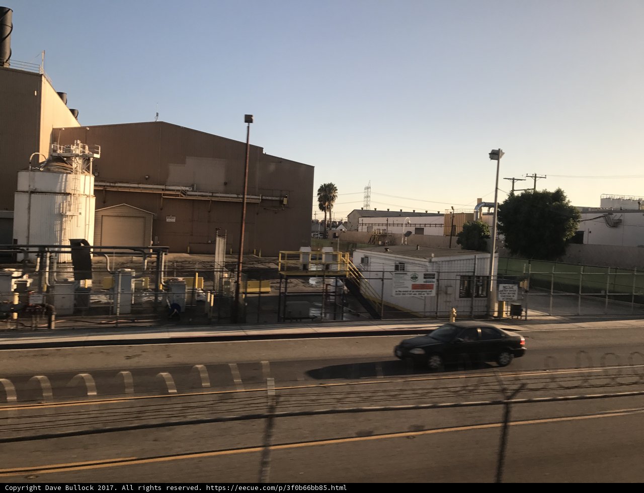 Driving Past the Factory