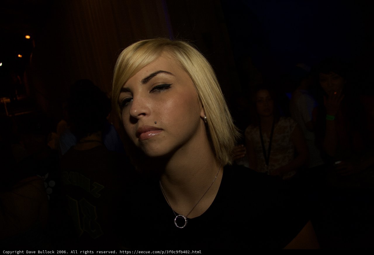 Blonde Bombshell at Club