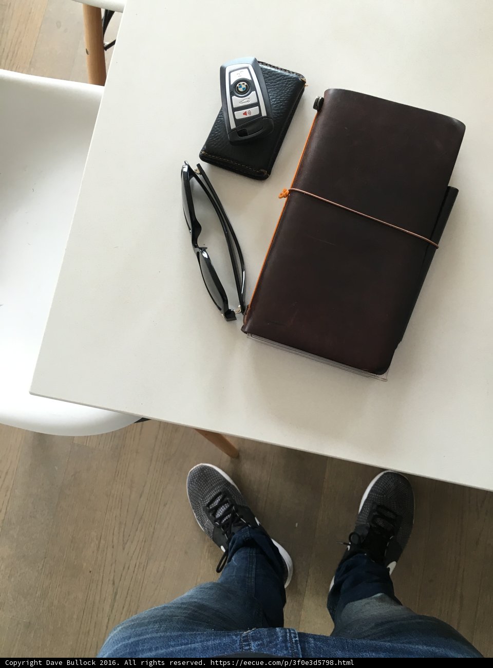 Relaxing at The Broad