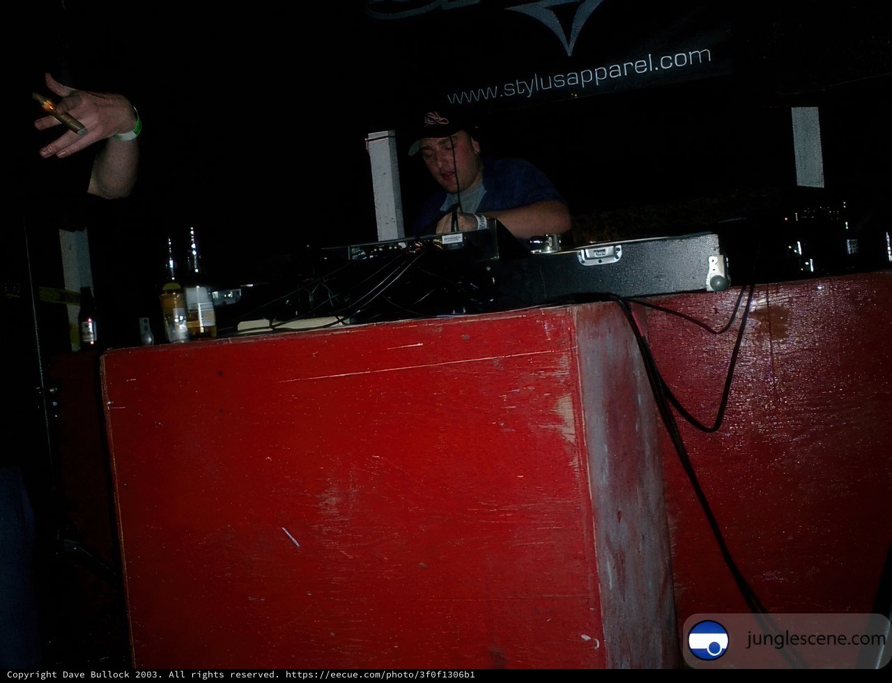DJ Alder H Entertains the Crowd