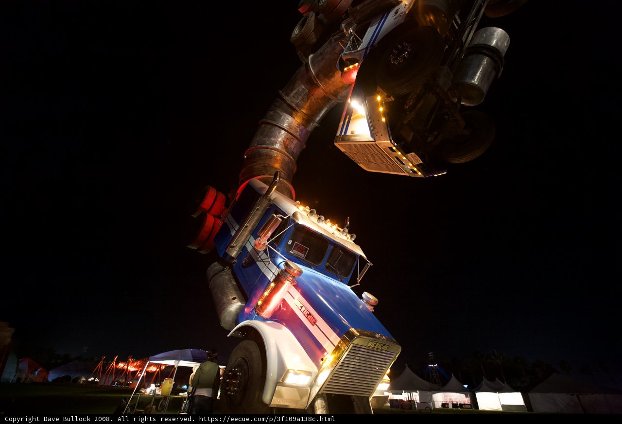 A Mangled Machine in the Night