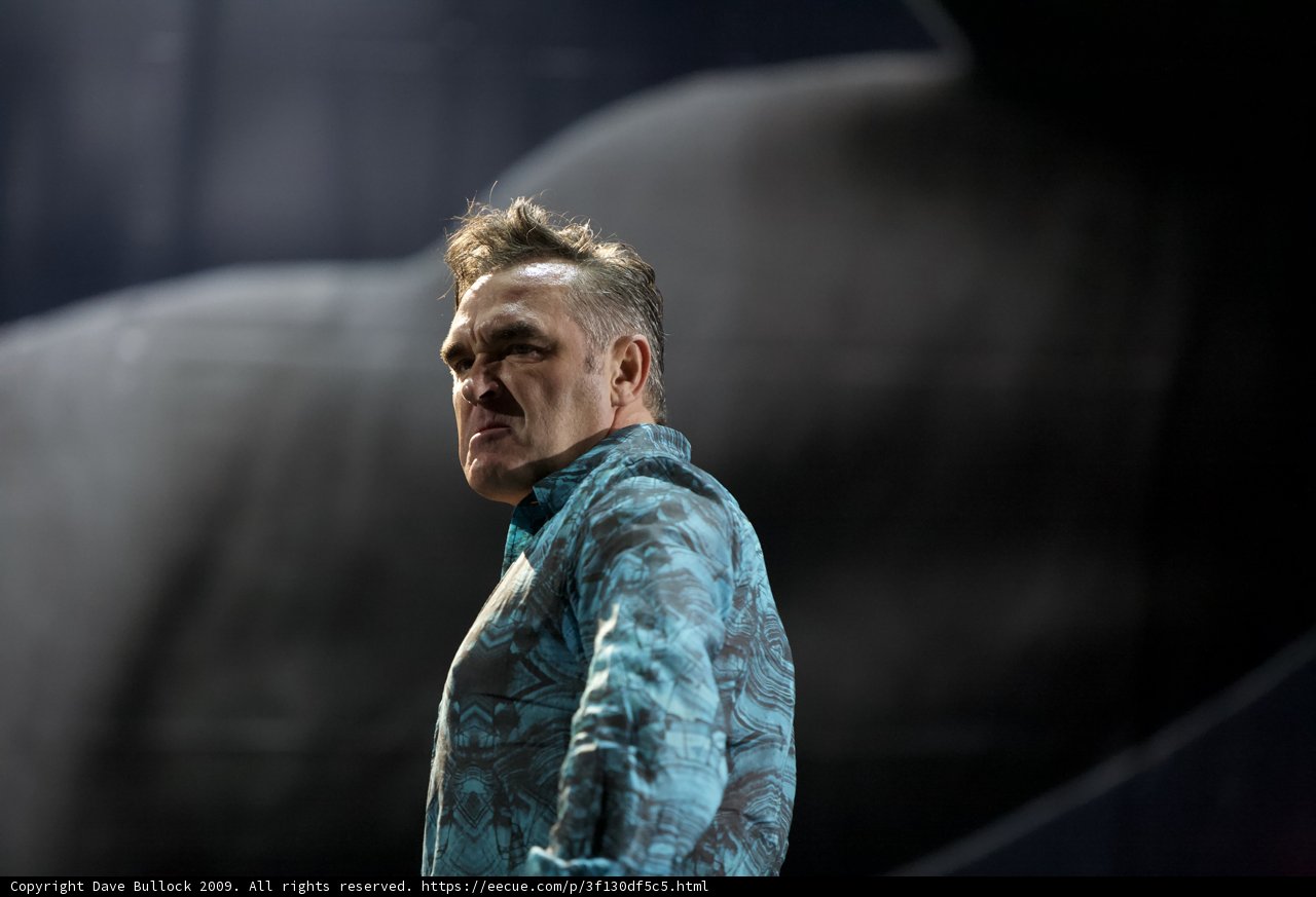 Morrissey Belting It Out On Stage