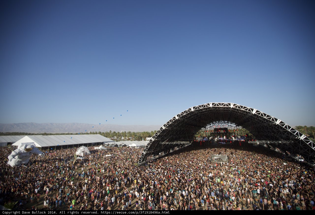 Electrifying Energy at Coachella Music Festival