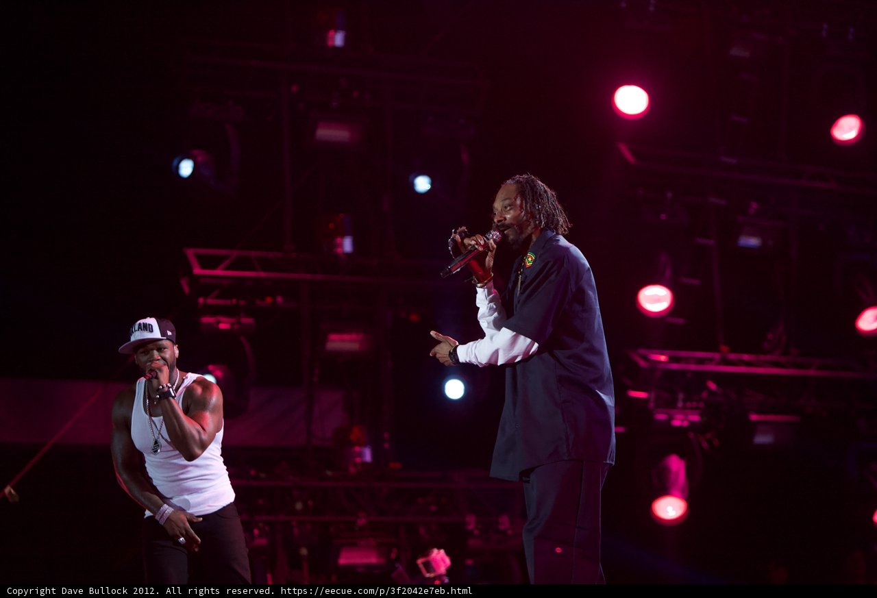 Snoop Dogg and 50 Cent Perform at Coachella Concert