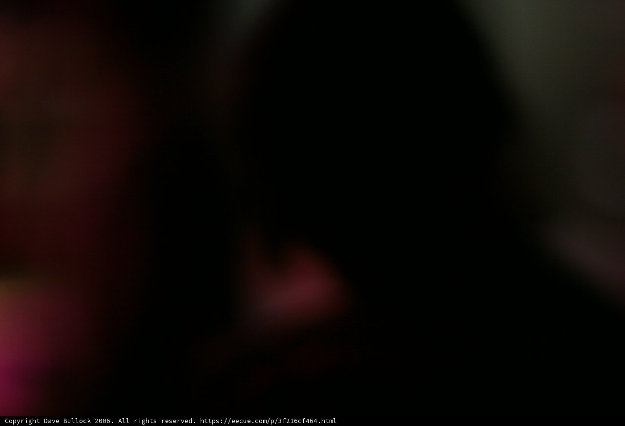 Shadowy Figure in the Dark