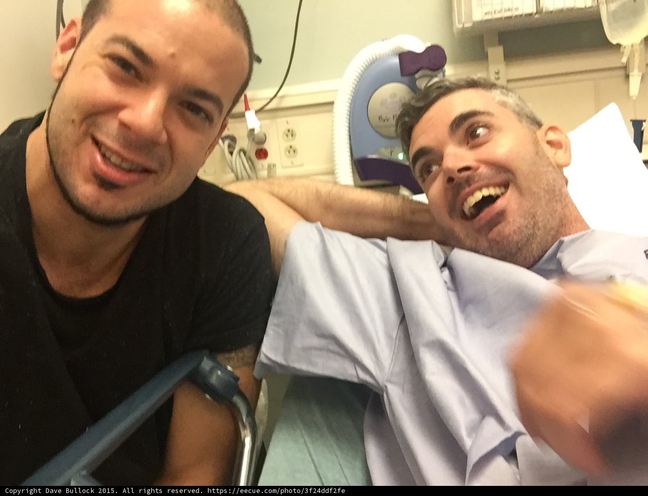 Two Men Find Joy Amidst Hospital Stay