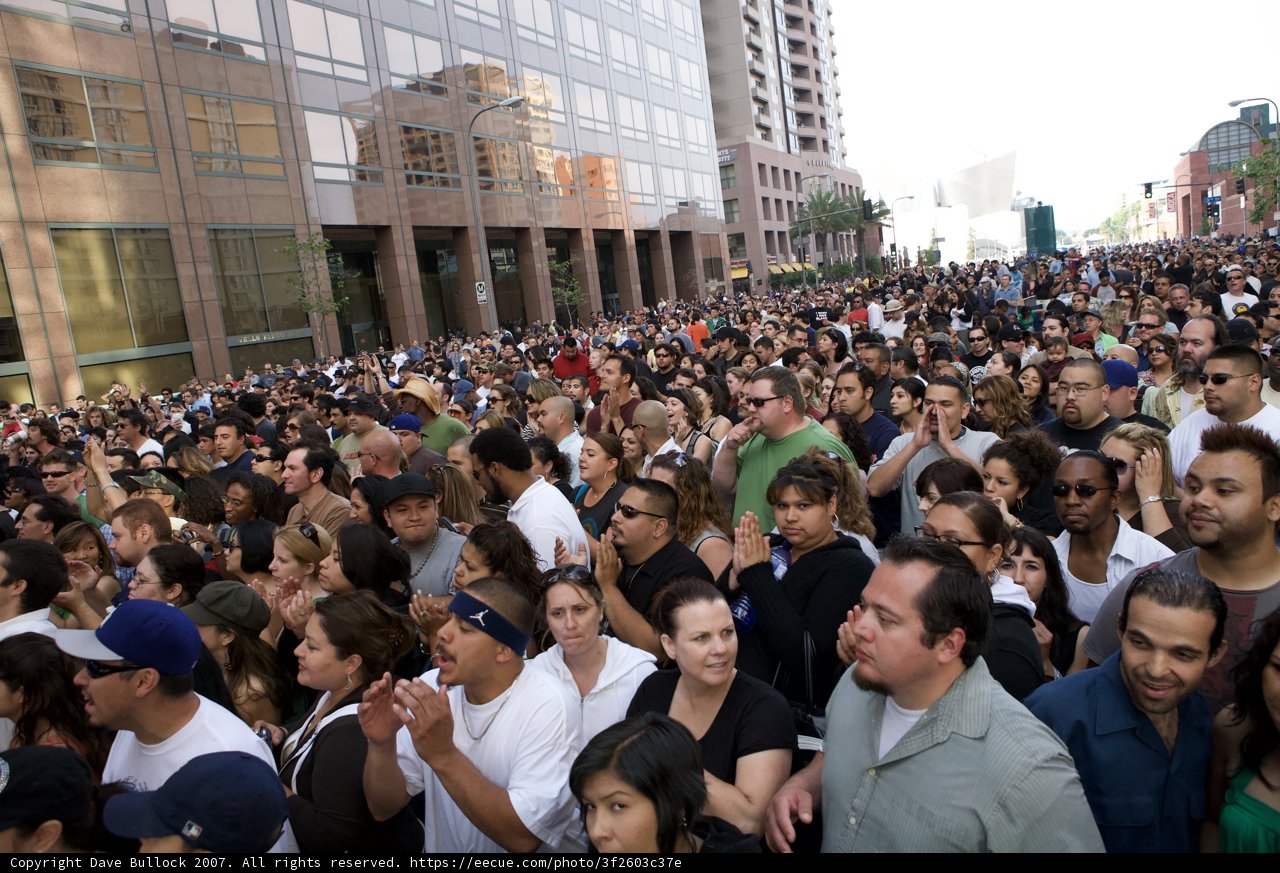 Grand Crowd at Ozomatli's Performance
