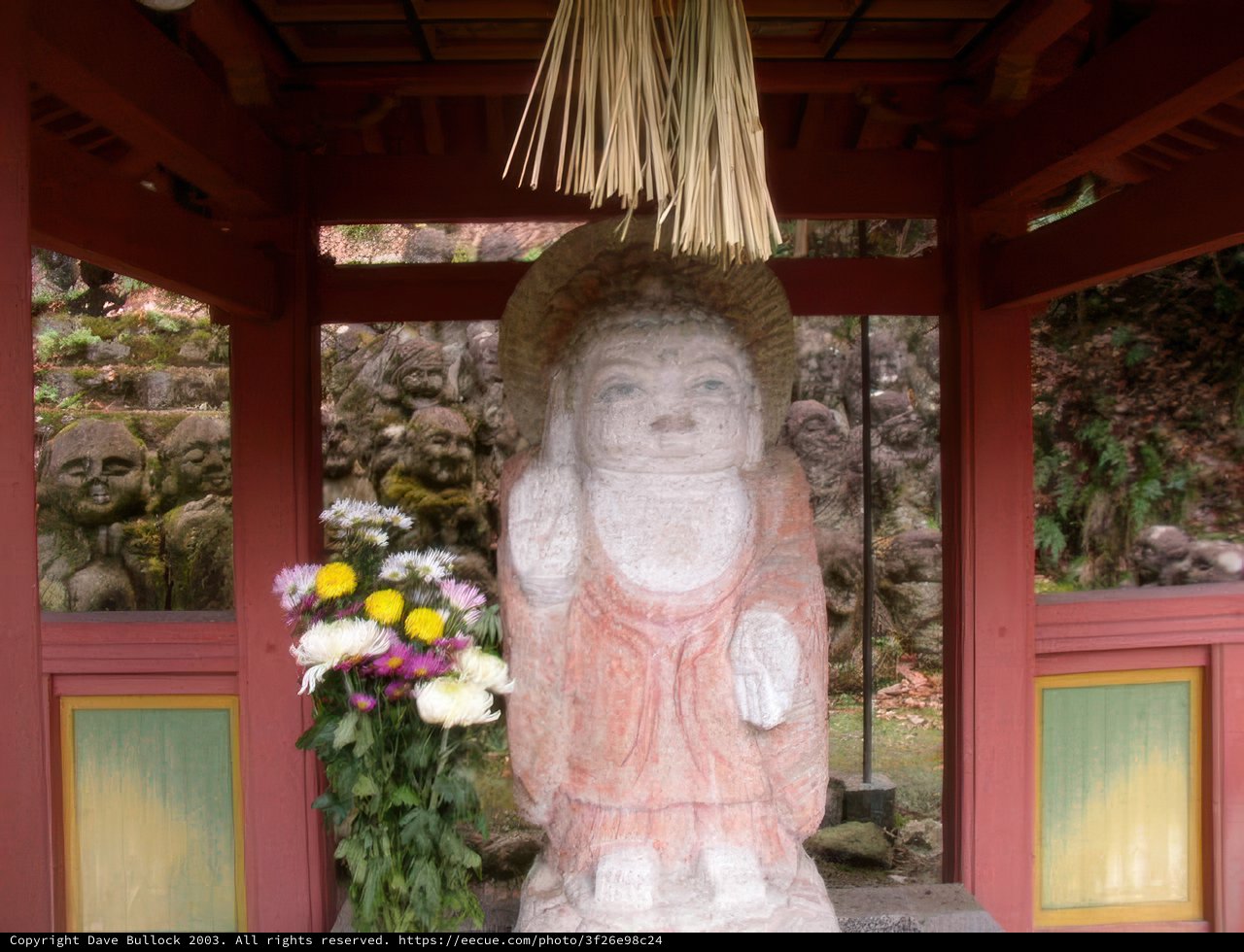Buddha Statue Amongst Blooms