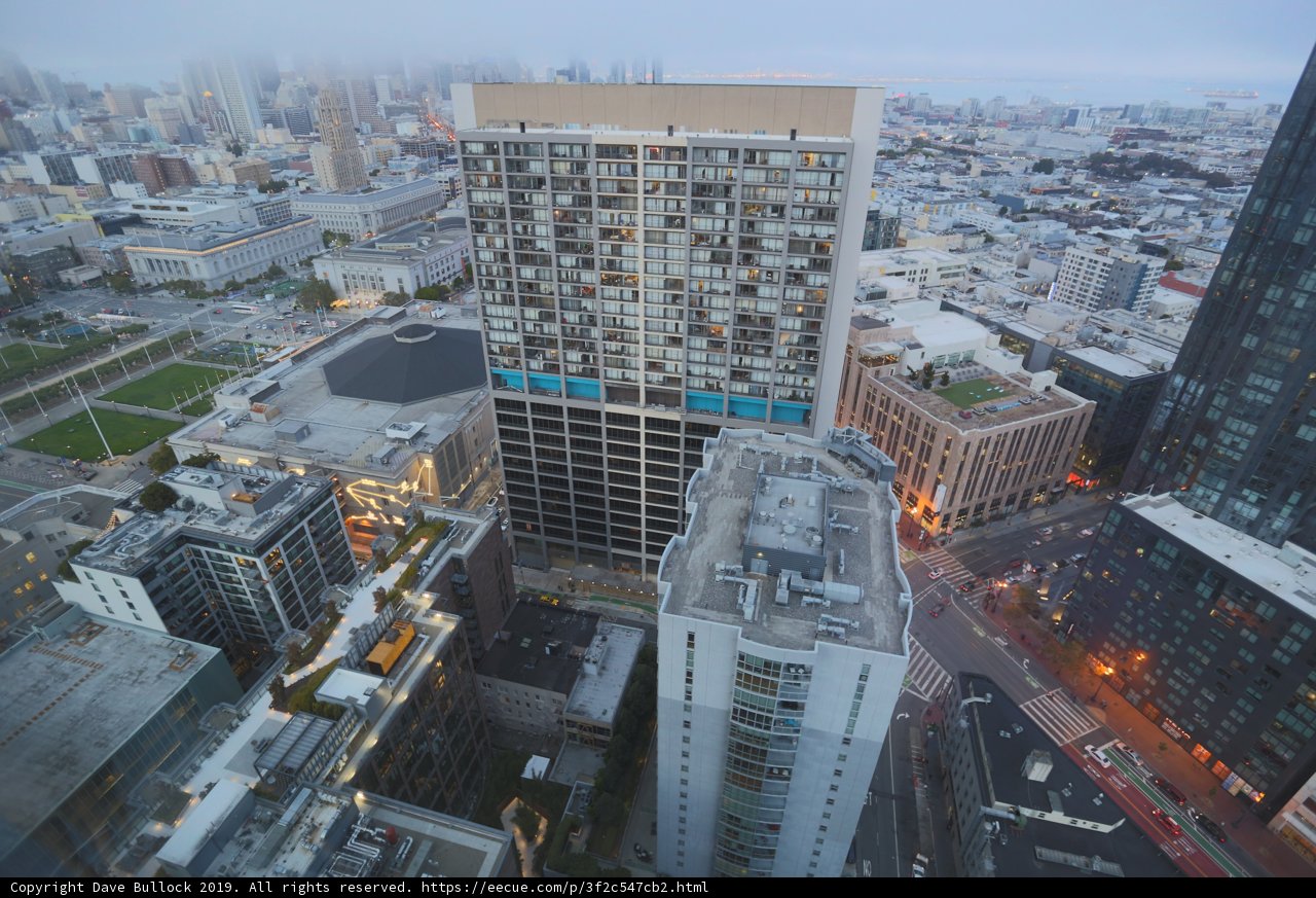 Towering Cityscape from Above