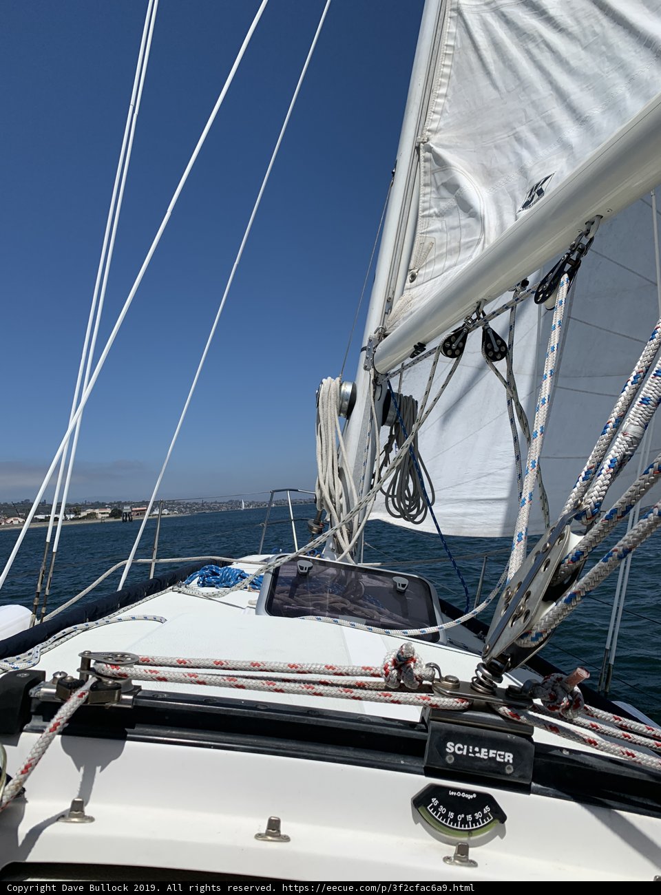 Sailing Along the Sparkling Blue Waters