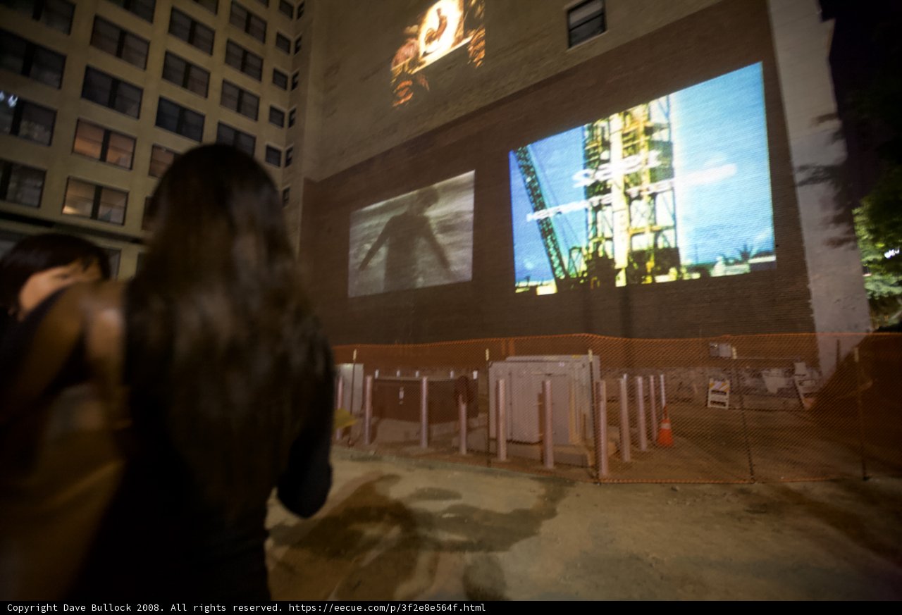 Walking by the Electronic Building