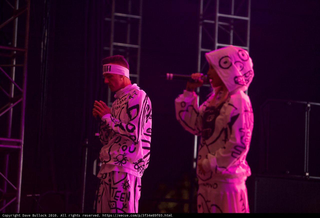 Stage Performers Rocking the Crowd