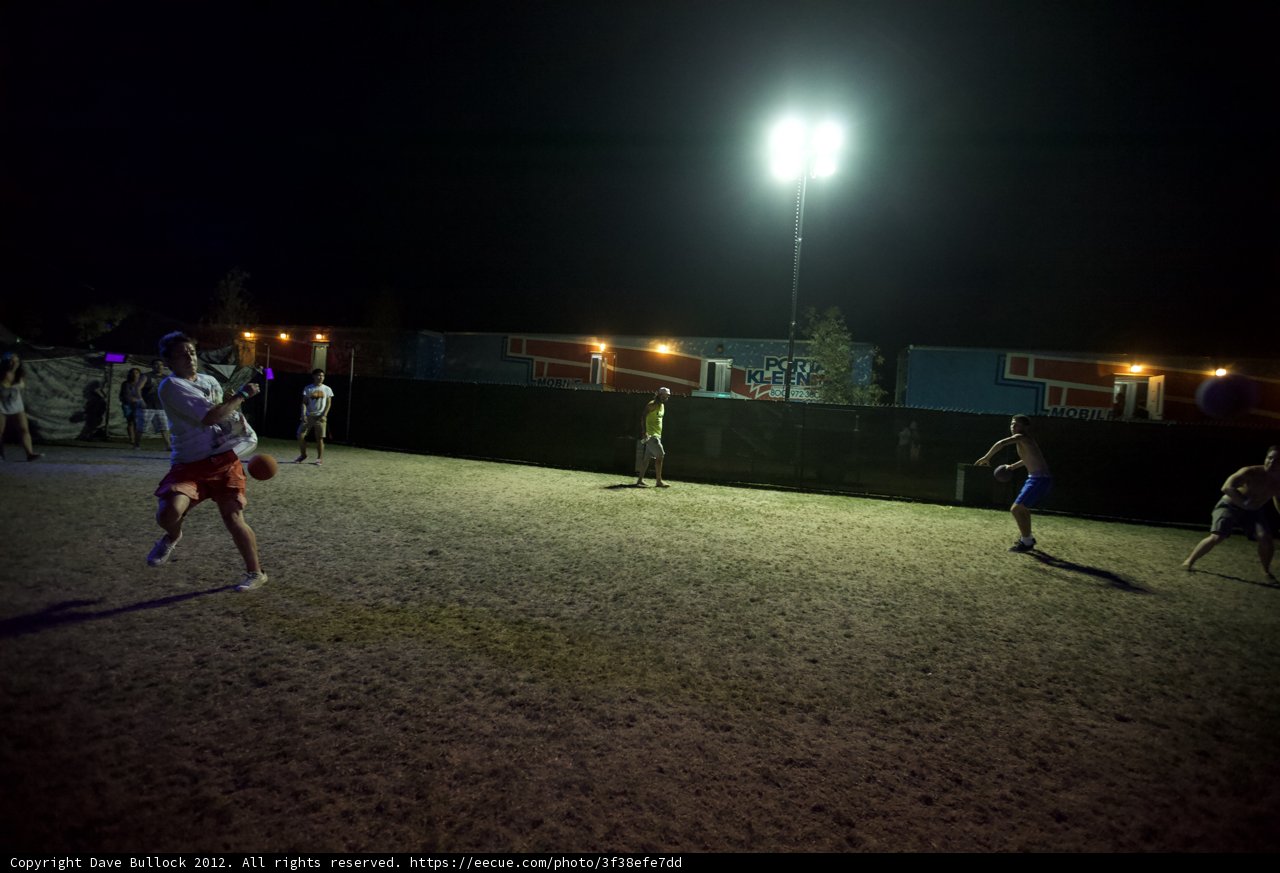 Nighttime Soccer Game