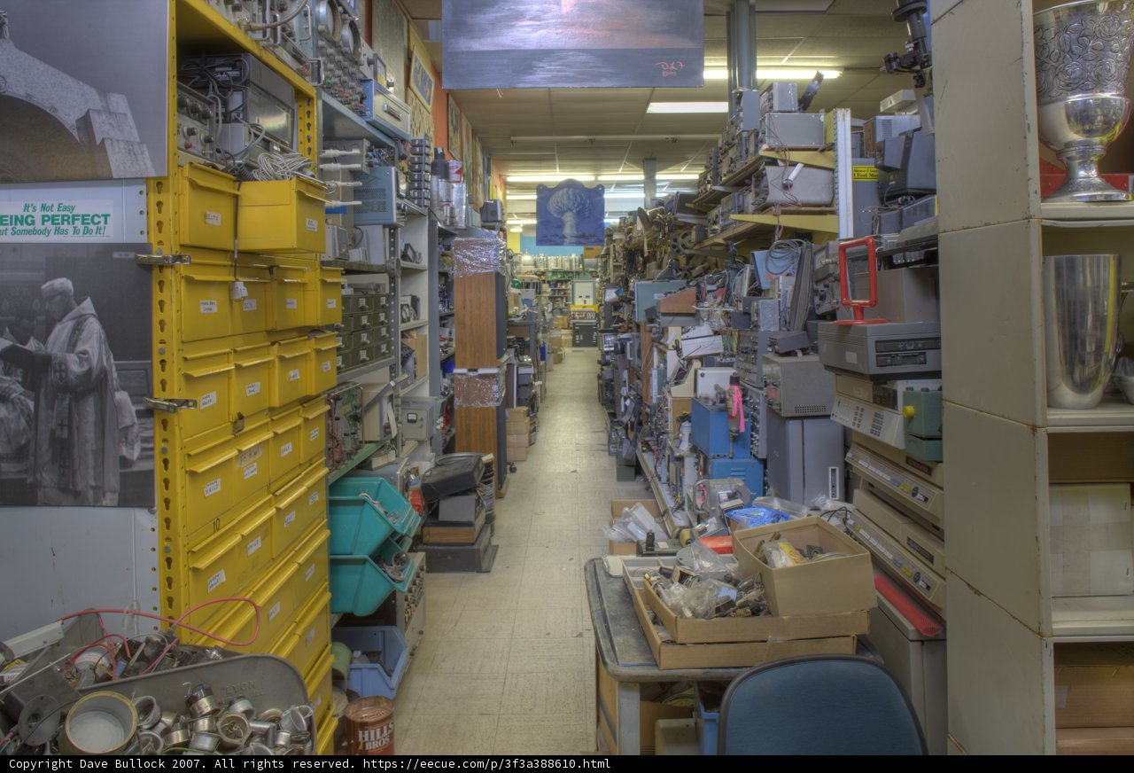 Factory Workshop with Abundant Furniture and Machines