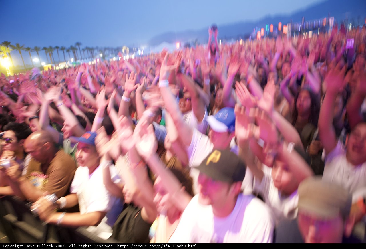 A Sea of Hands at Coachella