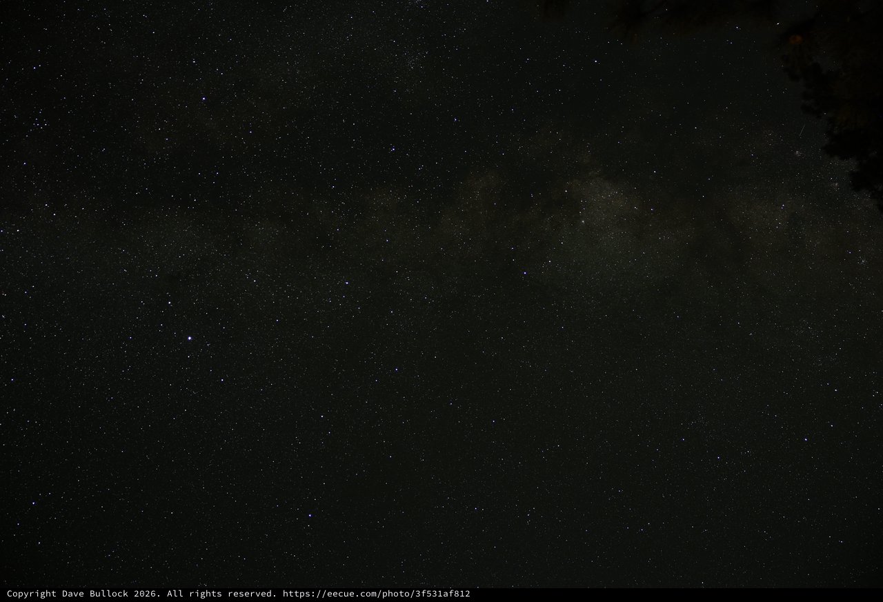 Milky Way Arcs Over Lassen Volcanic Wilderness