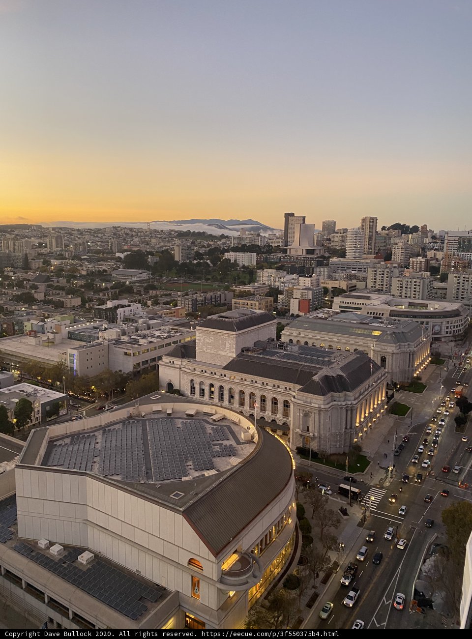 San Francisco Cityscape at Sunset