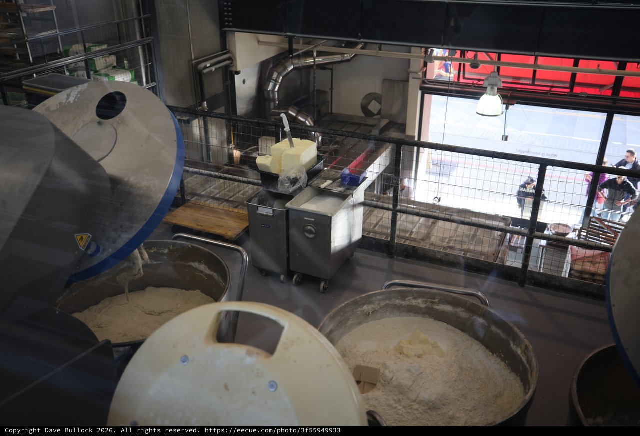 Industrial Cheese-Making Facility Production Floor