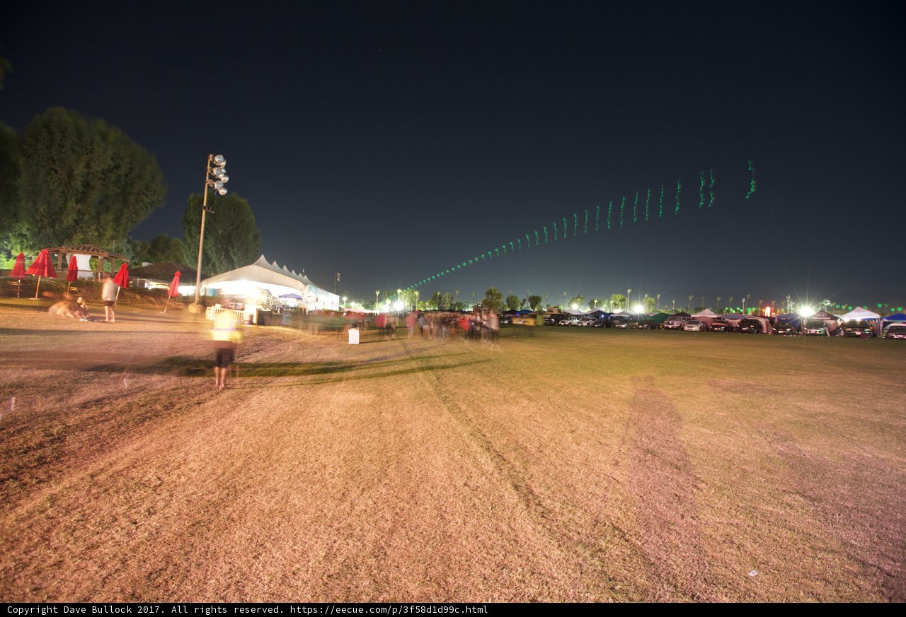 Night Walk on Coachella Airfield