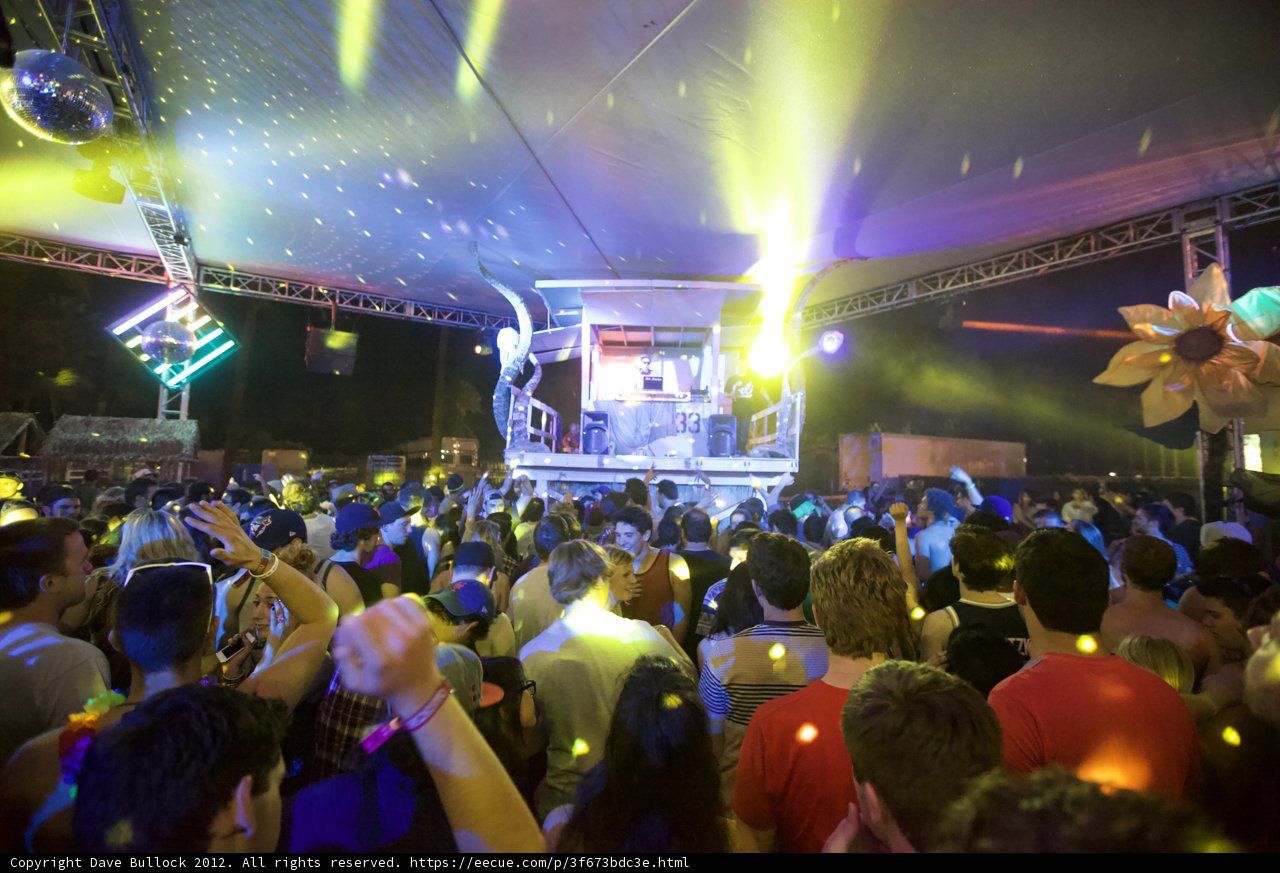 Bright Lights and Big Crowds at Coachella Music Festival