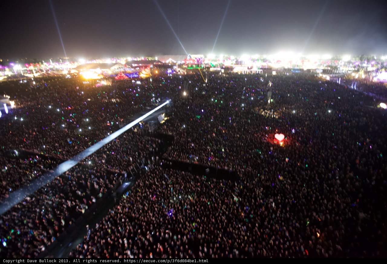 Enraptured by the Coachella Night